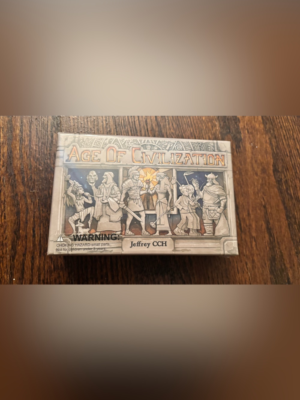 Age of Civilization Card Game - Beige and Brown Box